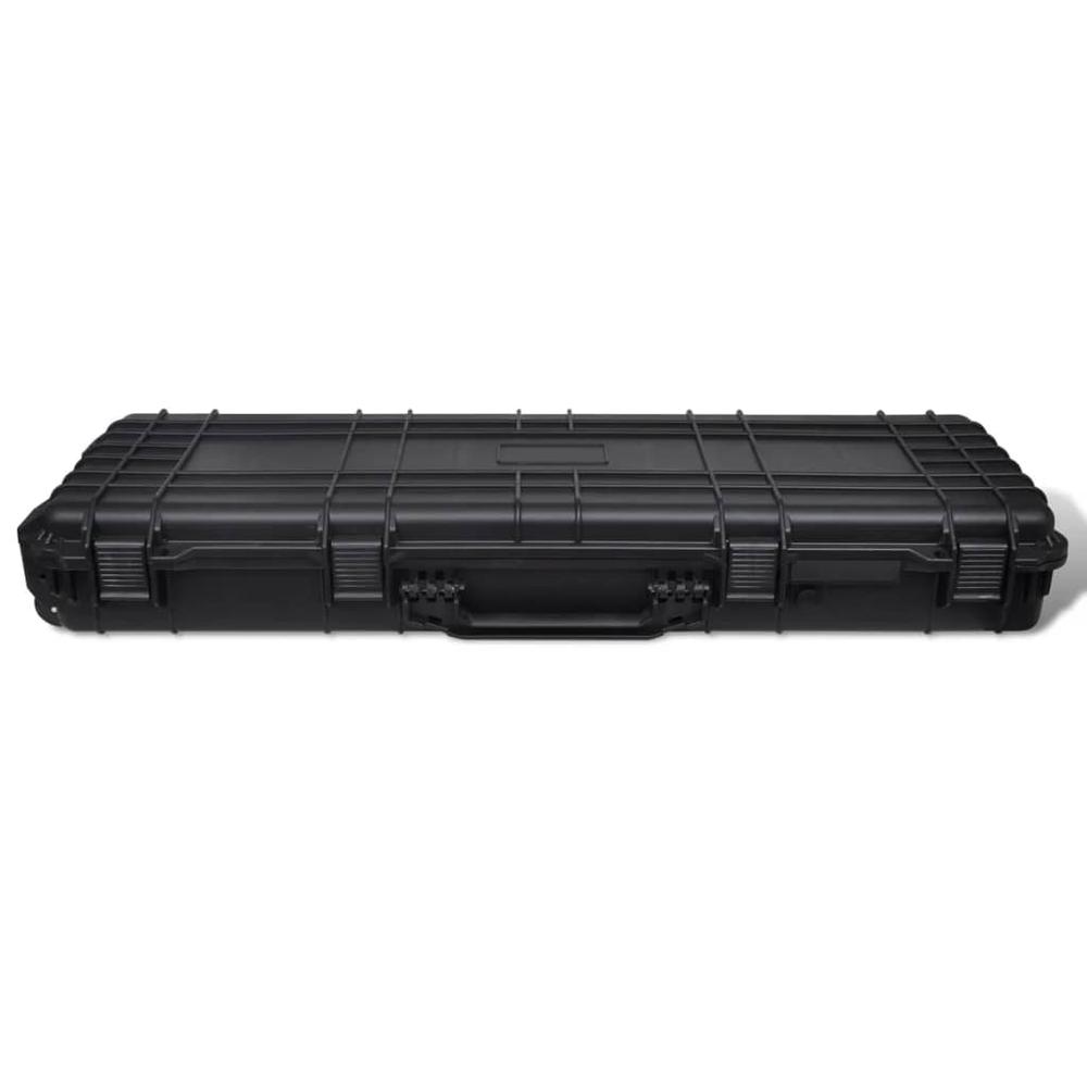 Waterproof Plastic Molded Gun Case Trolly Carry Case. Picture 1