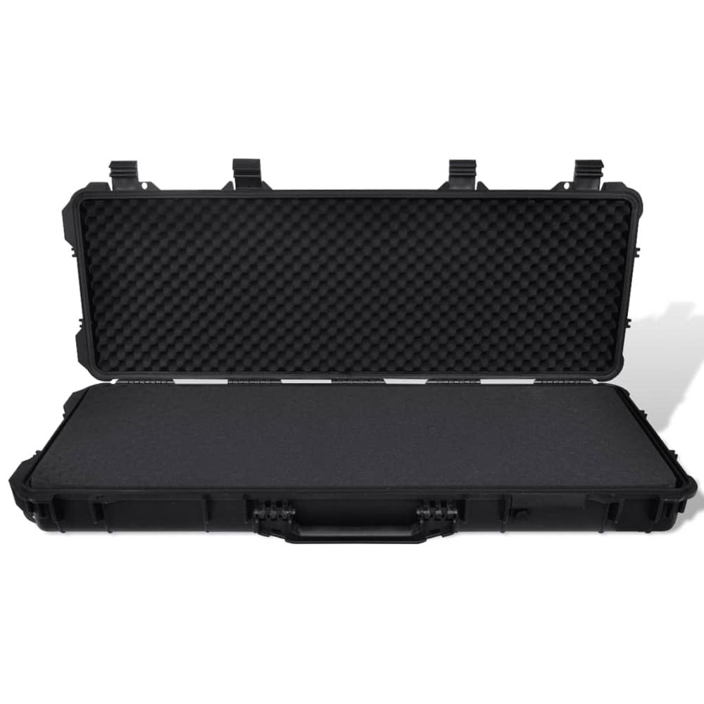 Waterproof Plastic Molded Gun Case Trolly Carry Case. Picture 2