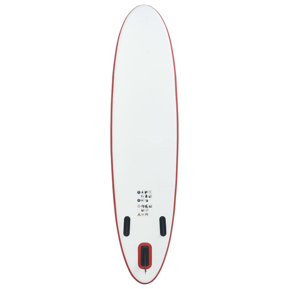 Stand Up Paddle Board Set SUP Surfboard Inflatable Red and White, 90632. Picture 4