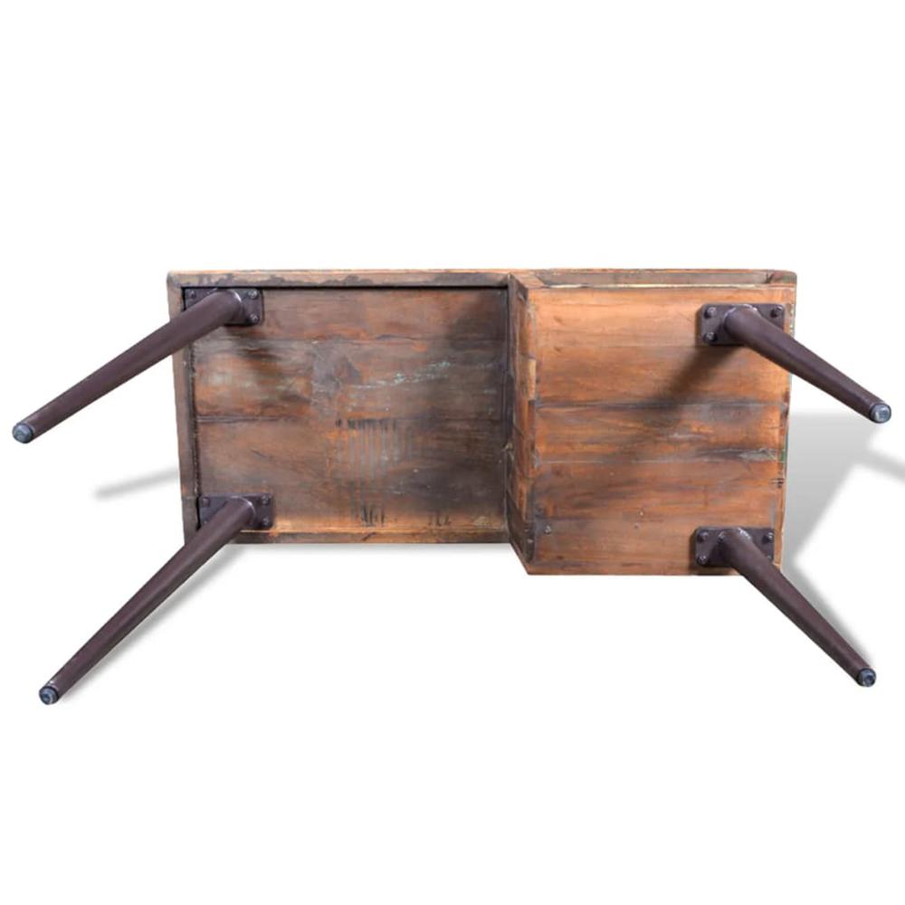 Reclaimed Wood Desk with Iron Legs, 241138. Picture 6