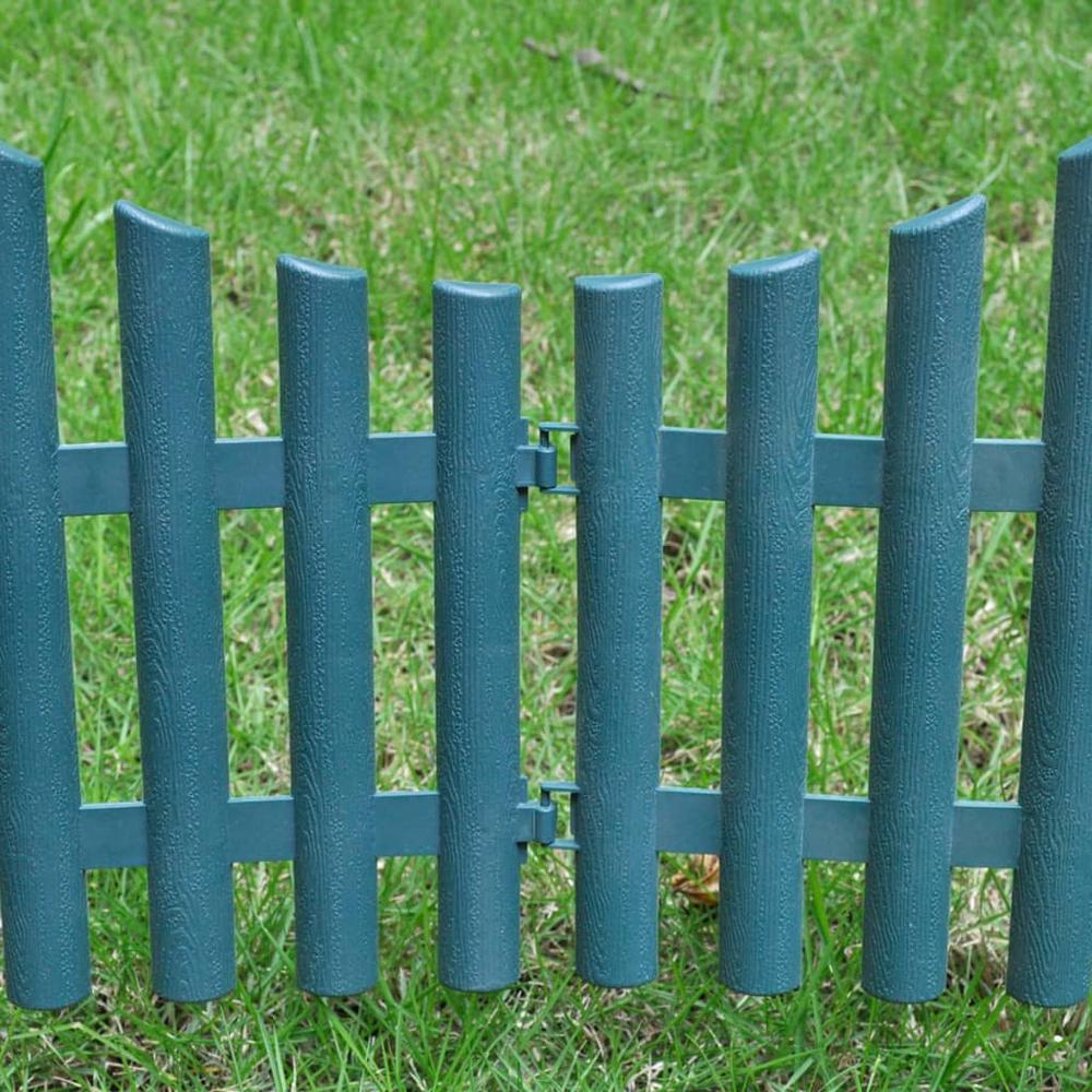 17 pcs Lawn Dividers 32.8 ft Green. Picture 5
