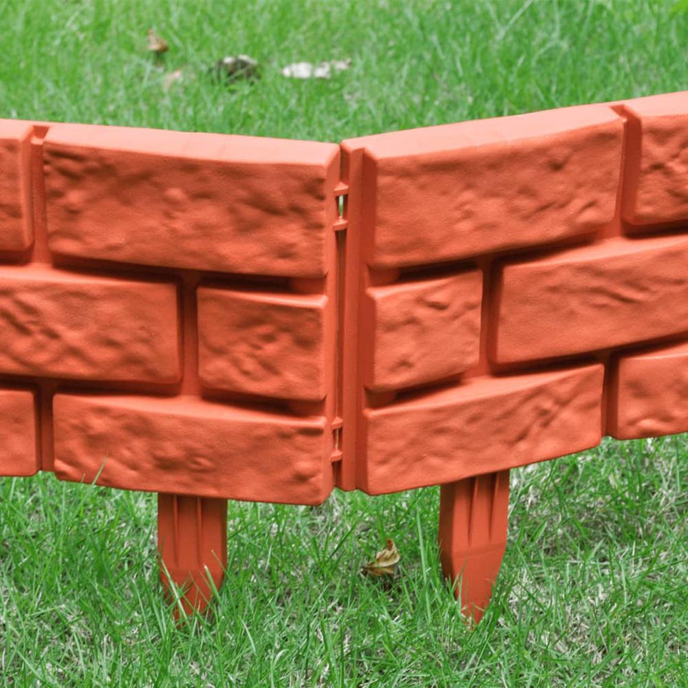 Lawn Divider with Brick Design 11 pcs, 141257. Picture 4