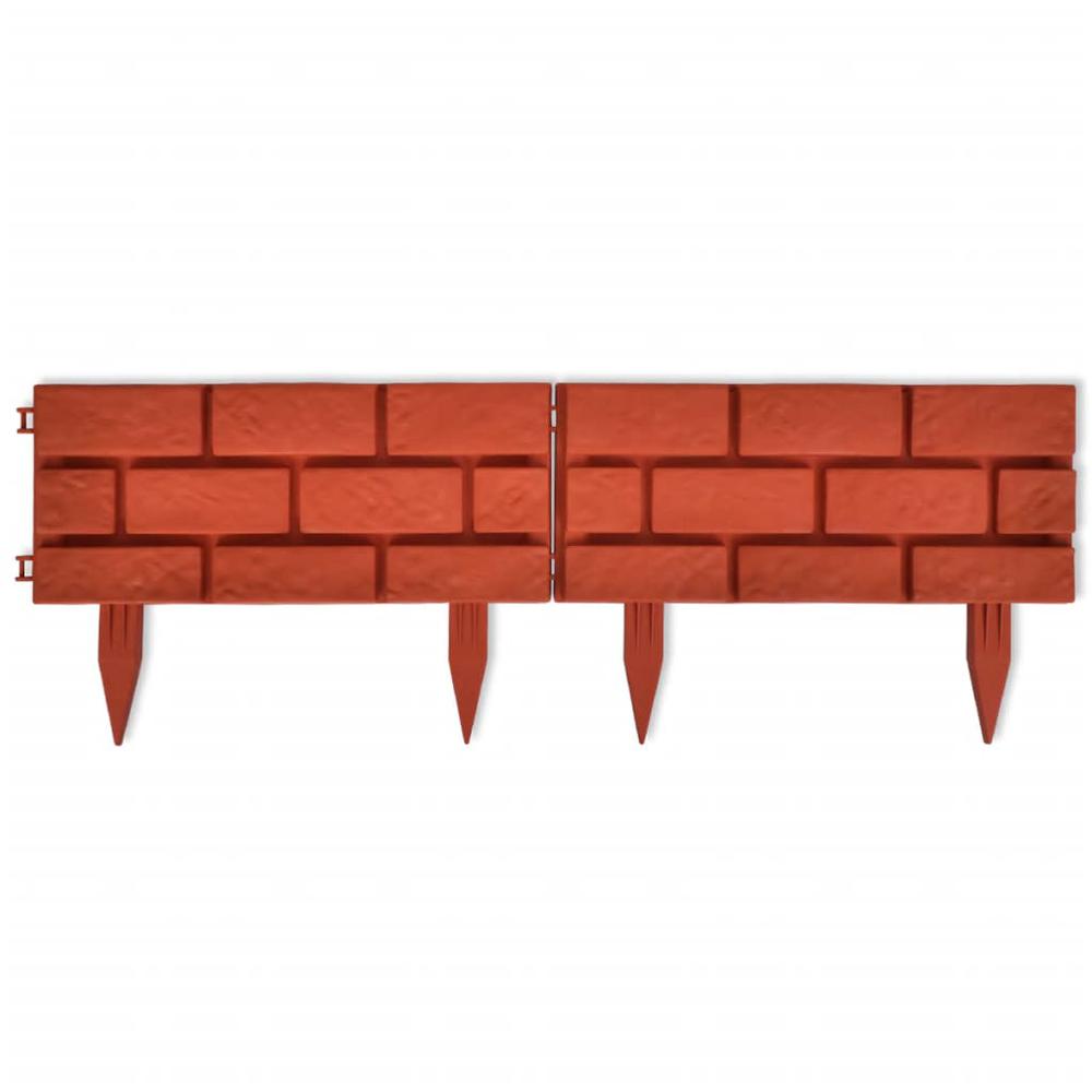 Lawn Divider with Brick Design 11 pcs, 141257. Picture 7