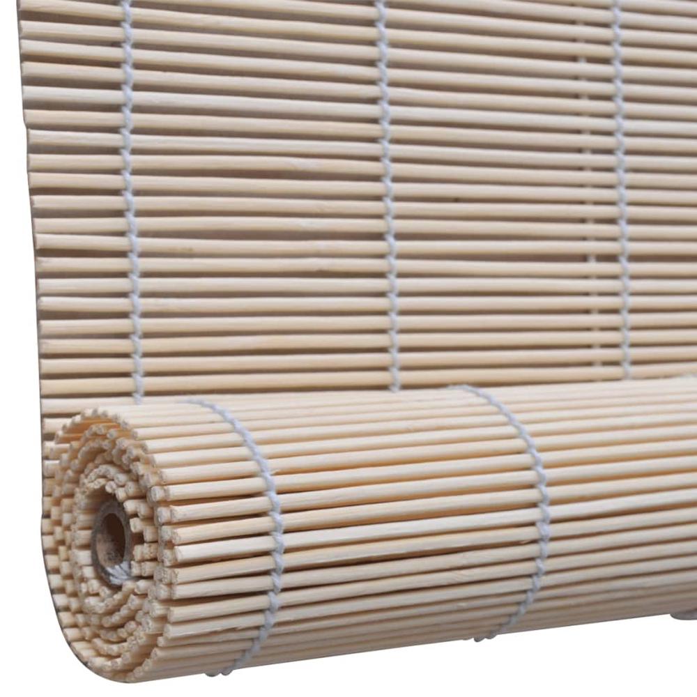 Natural Bamboo Roller Blinds 47.2" x 86.6", 241323. Picture 4