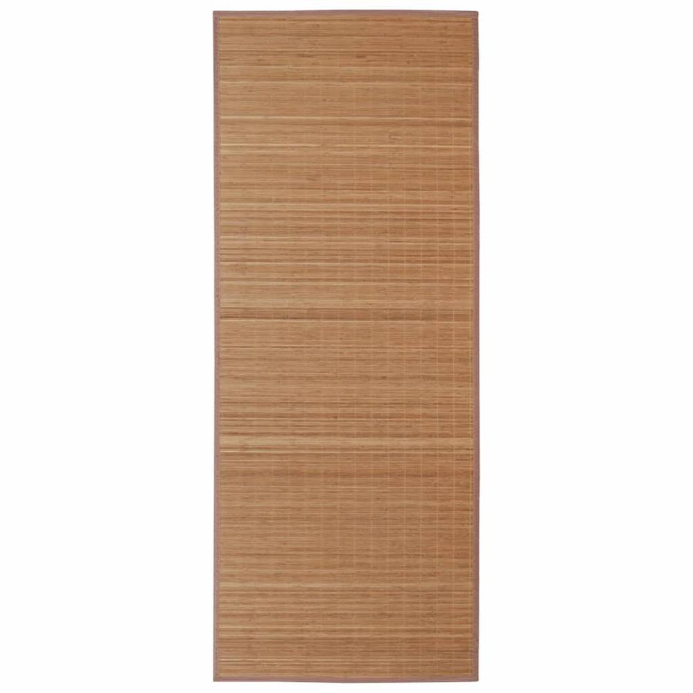 Rectangular Brown Bamboo Rug 31.5" x 118.1", 241338. Picture 2