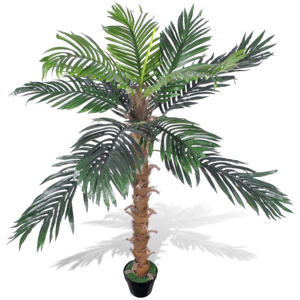 Artificial Plant Coconut Palm Tree with Pot 55", 241357. Picture 1