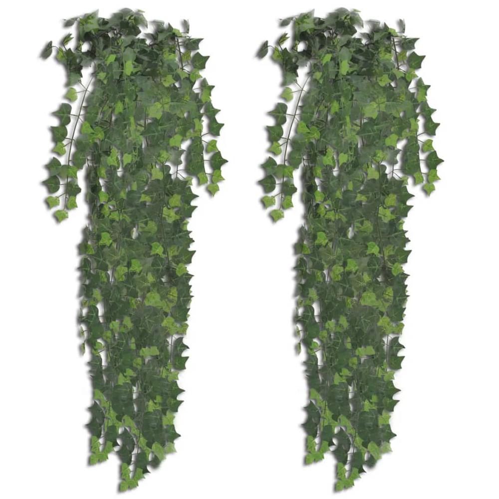 2 pcs Green Artificial Ivy Bush 35", 241366. Picture 1