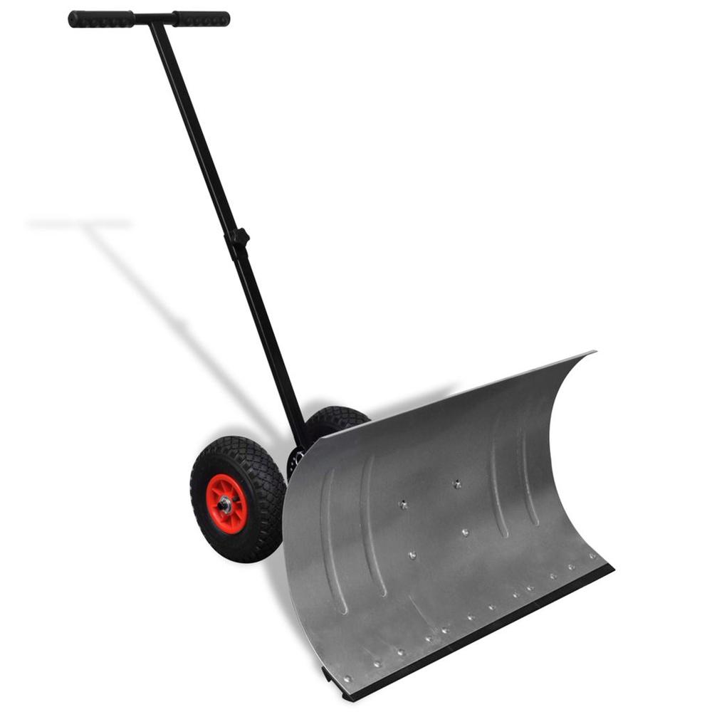 Manual Snow Shovel with Wheels, 141304. Picture 1