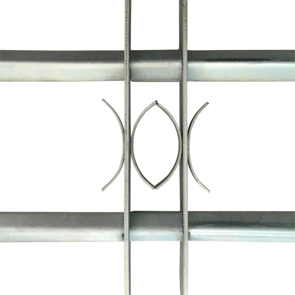 Adjustable Security Grille for Windows with 2 Crossbars 27.6"-41.3", 141380. Picture 3