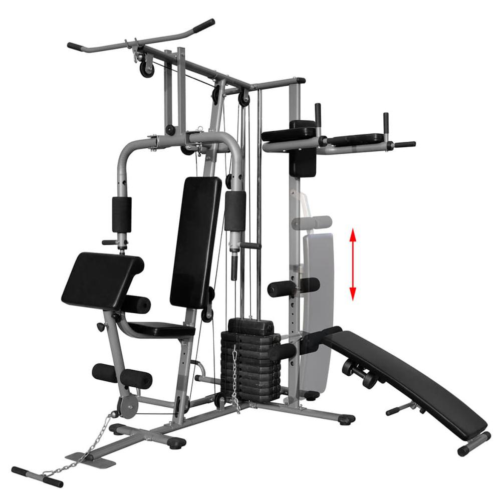 vidaXL Multi-functional Home Gym 143.3lb, 90665. Picture 2