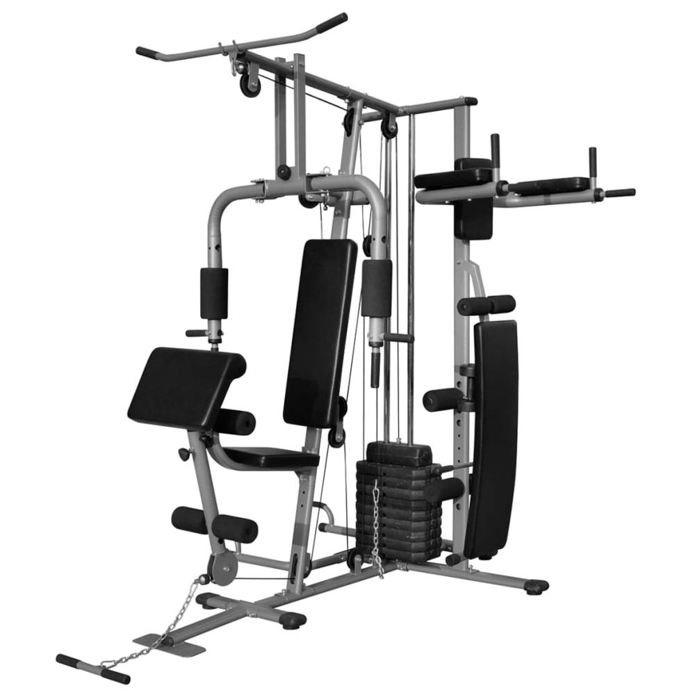 vidaXL Multi-functional Home Gym 143.3lb, 90665. Picture 3