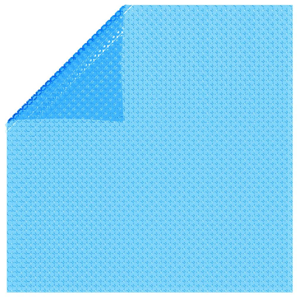 Rectangular Pool Cover 216 x 108 inch PE Blue, 90678. Picture 2