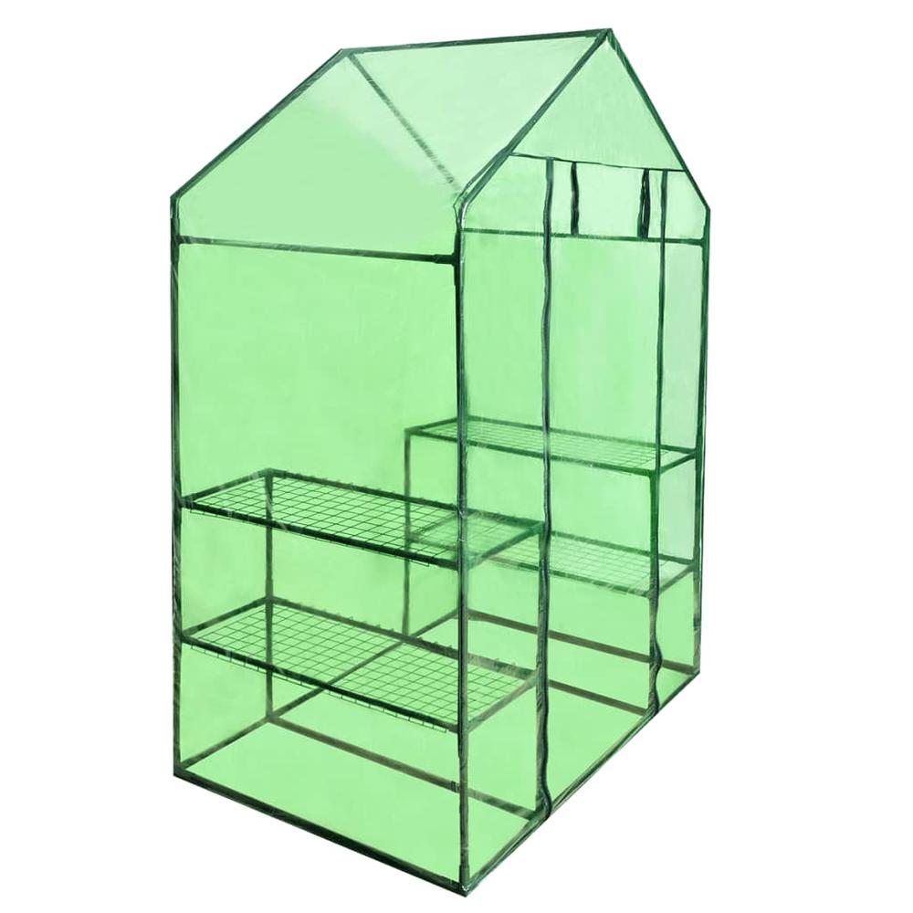 Walk-in Greenhouse with 4 Shelves, 41545. Picture 1