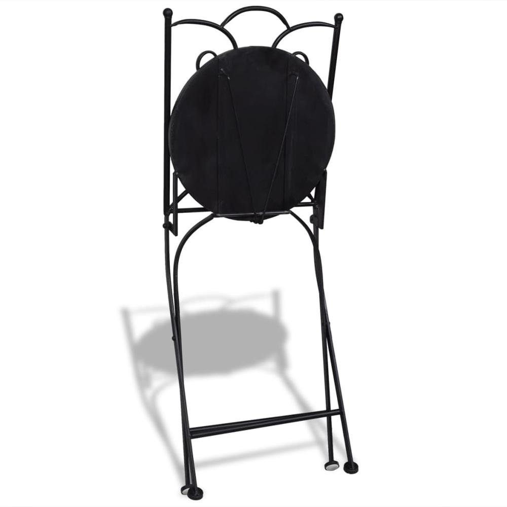 vidaXL Folding Bistro Chairs 2 pcs Ceramic Terracotta, 41529. Picture 6