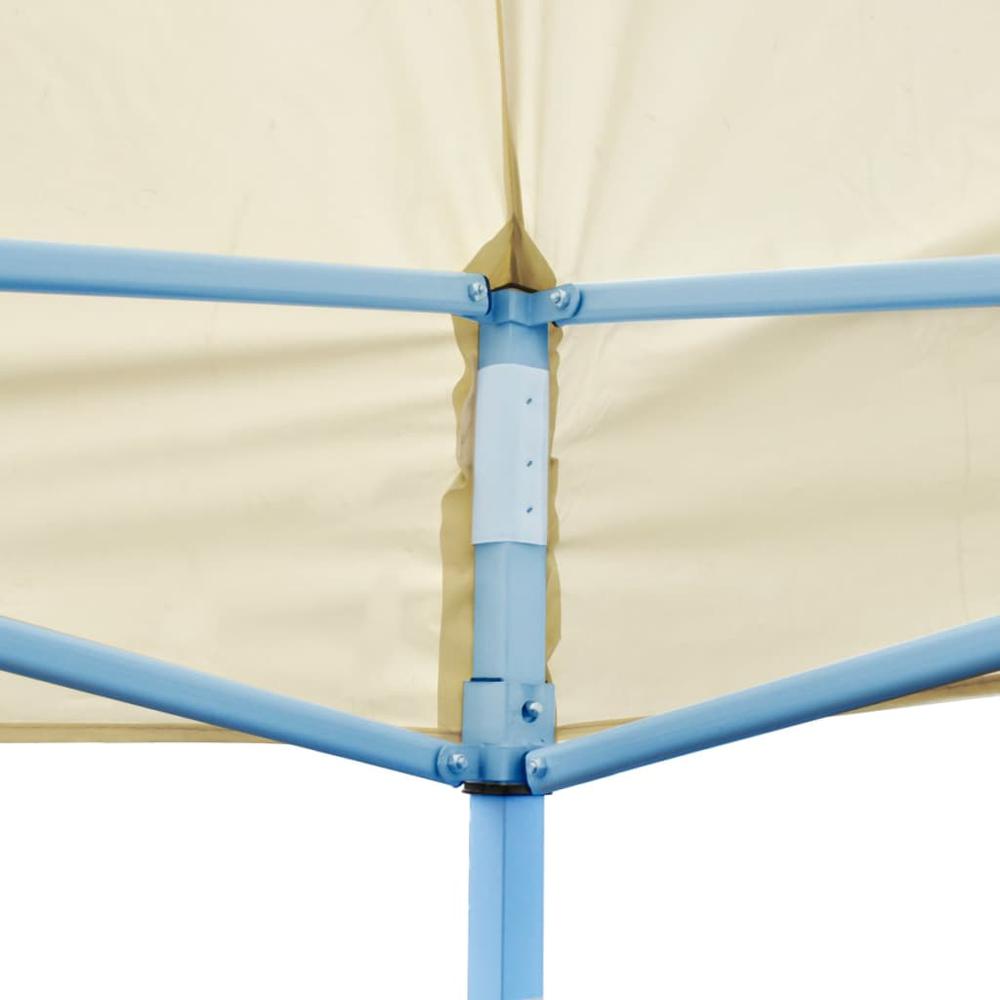 vidaXL Cream Foldable Pop-up Party Tent 9'10"x19'8", 41582. Picture 5