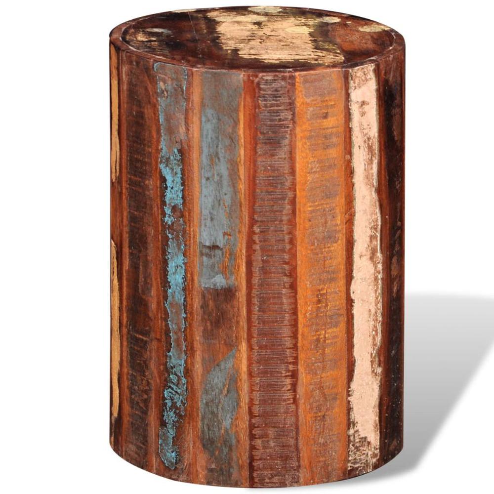 vidaXL Stool Solid Reclaimed Wood, 241628. Picture 2