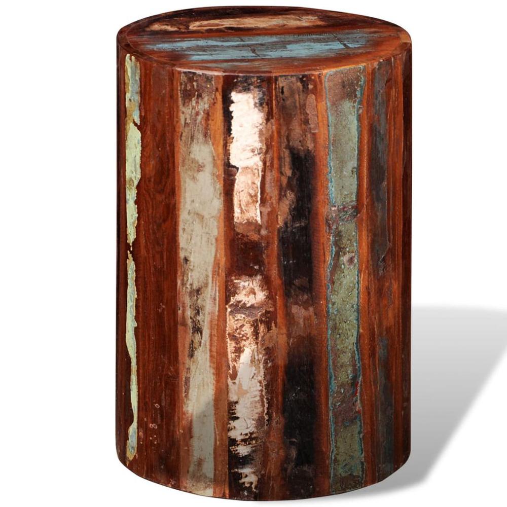 vidaXL Stool Solid Reclaimed Wood, 241628. Picture 4