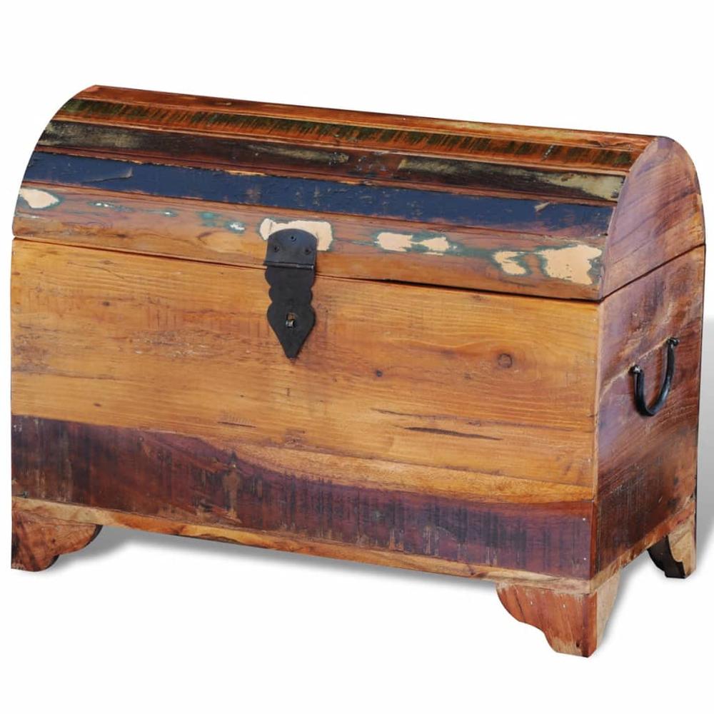 vidaXL Reclaimed Storage Chest Solid Wood, 241645. Picture 4