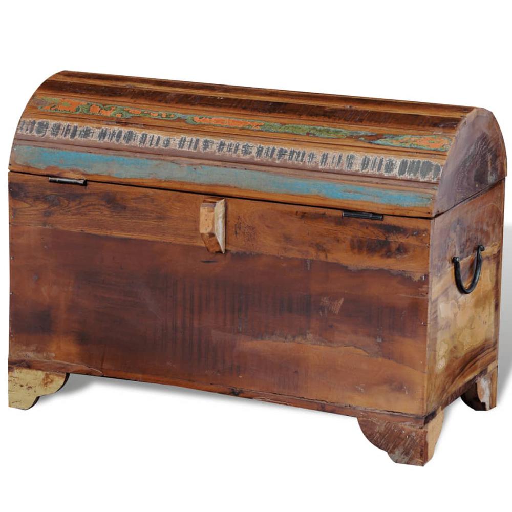 vidaXL Reclaimed Storage Chest Solid Wood, 241645. Picture 6