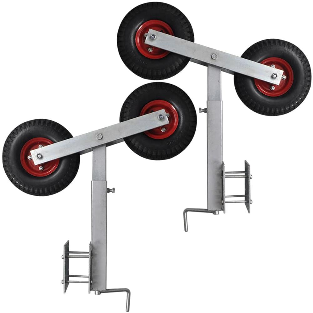 Boat Trailer Double Wheel Bow Support Set of 2 2' - 3', 141551. Picture 6