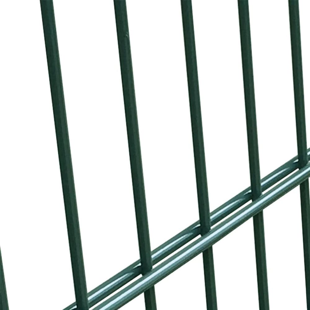 vidaXL 2D Fence Gate (Single) Green 41.7" x 51.2", 141747. Picture 5