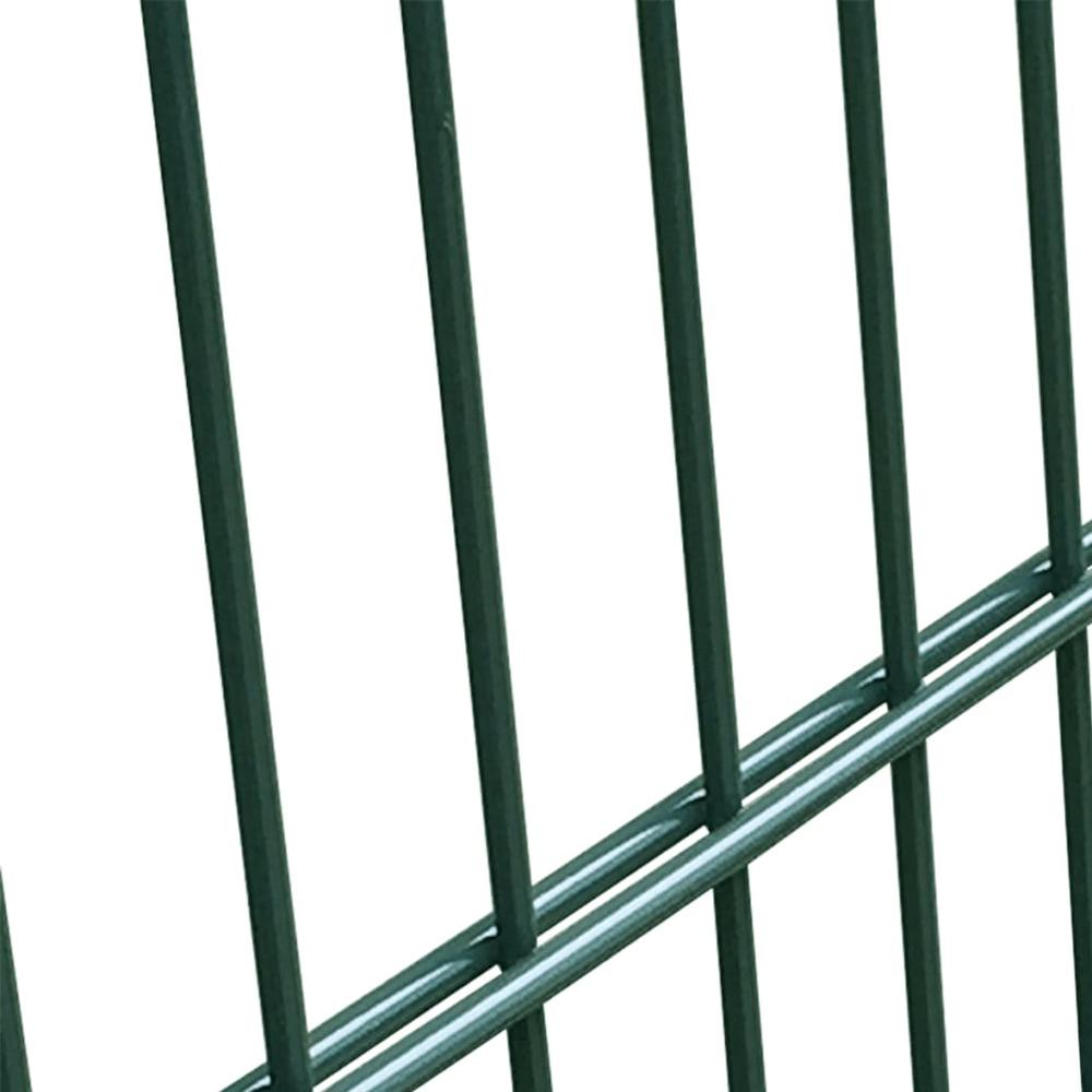 vidaXL 2D Fence Gate (Single) Green 41.7" x 66.9", 141749. Picture 5