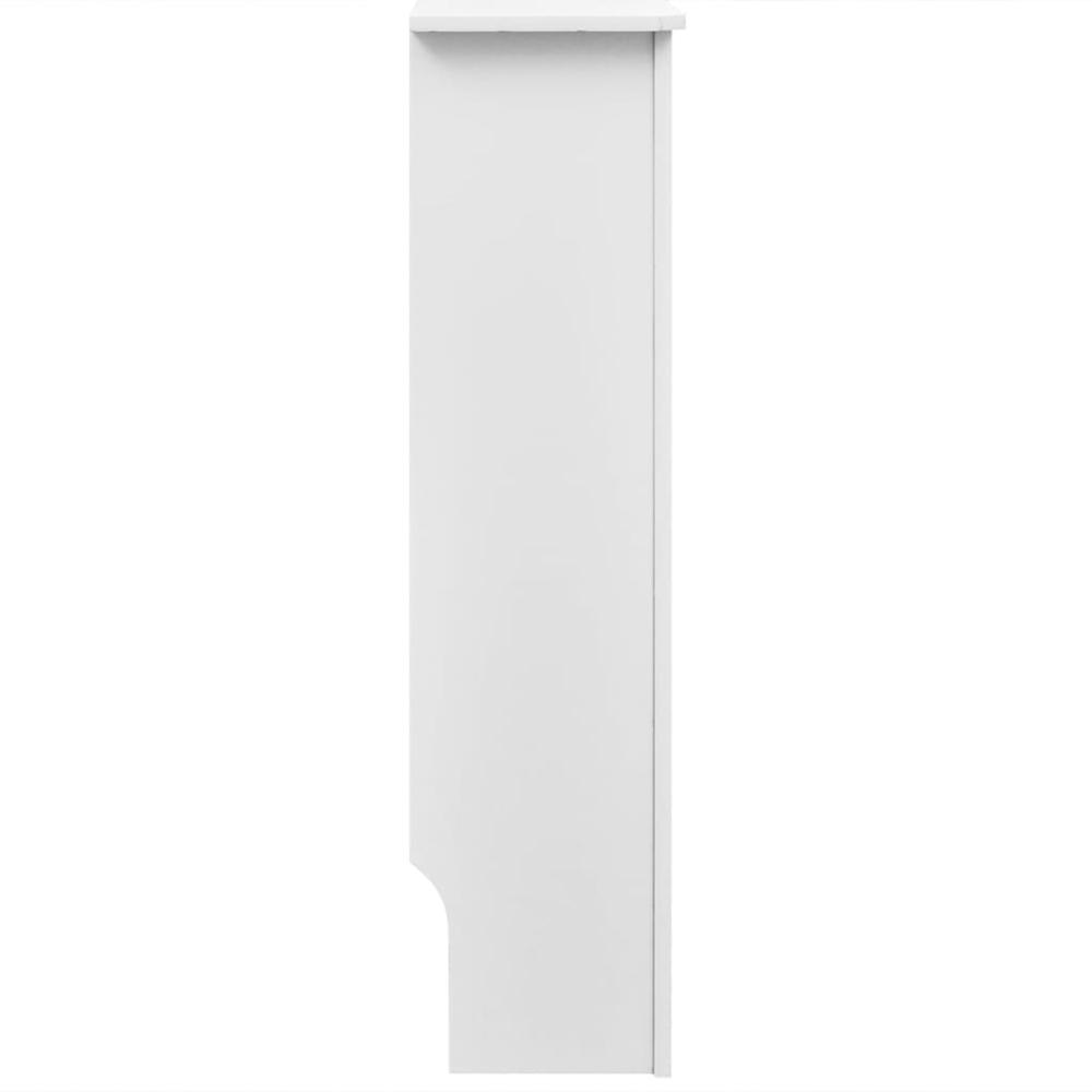 White MDF Radiator Cover Heating Cabinet 59.8". Picture 2