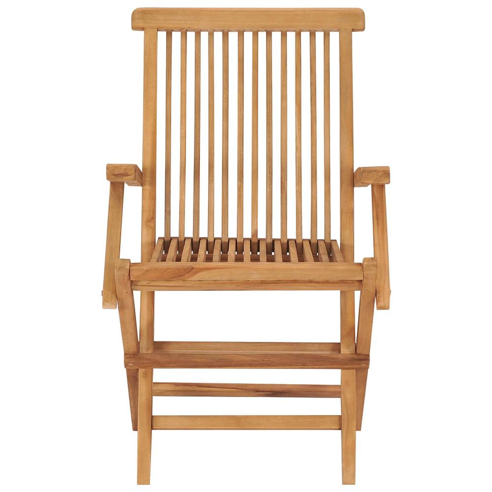 vidaXL Folding Garden Chairs 2 pcs Solid Teak Wood, 41999. Picture 3