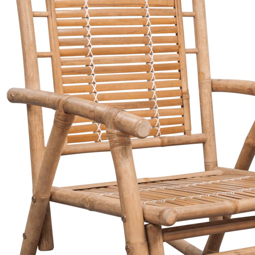 vidaXL Rocking Chair Bamboo, 41894. Picture 7