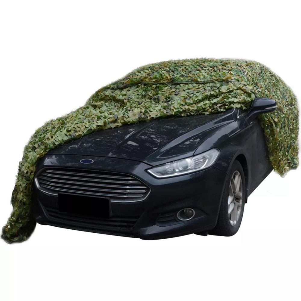 vidaXL Camouflage Net with Storage Bag 4.9'x13', 131402. Picture 2