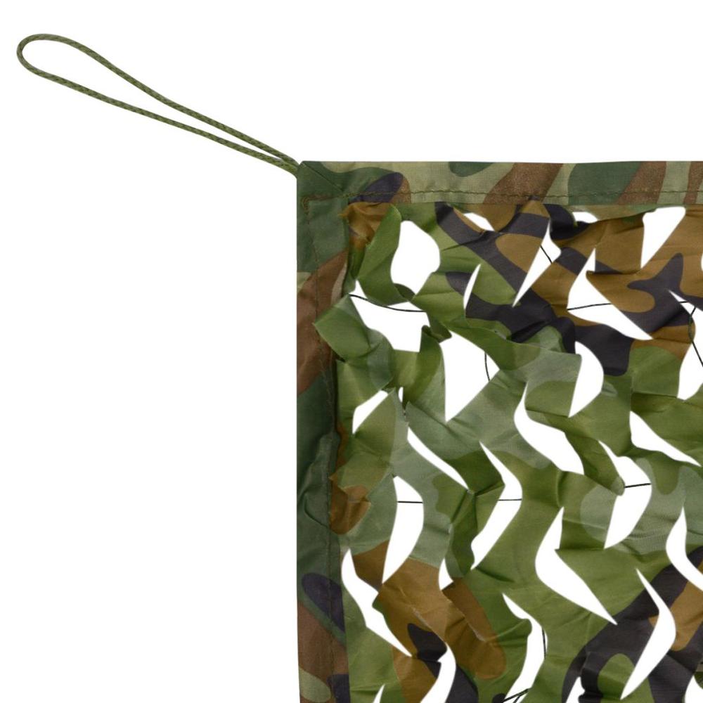 vidaXL Camouflage Net with Storage Bag 4.9'x13', 131402. Picture 3