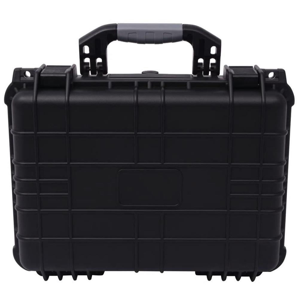 vidaXL Protective Equipment Case 16"x13"x6.9" Black, 142167. Picture 2