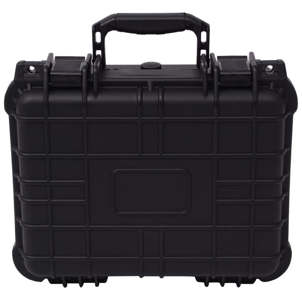 vidaXL Protective Equipment Case 13.8"x11.6"x5.9" Black, 142168. Picture 2
