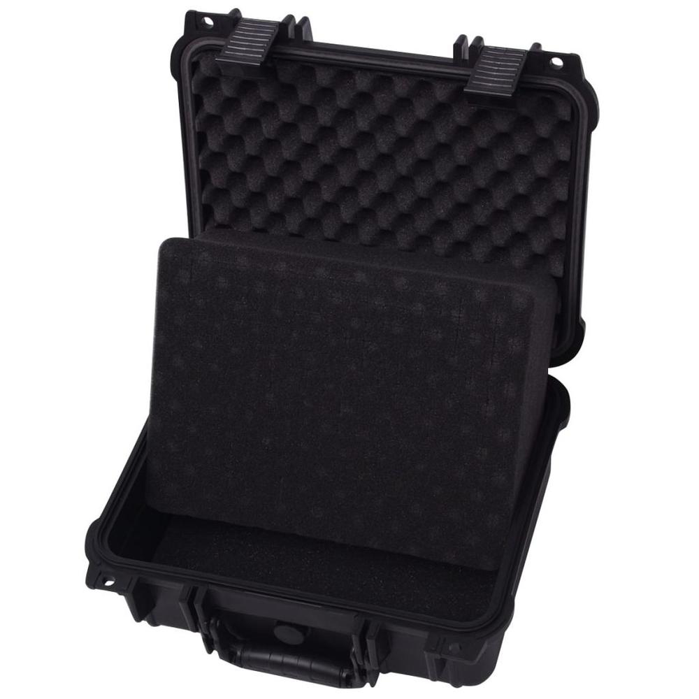 vidaXL Protective Equipment Case 13.8"x11.6"x5.9" Black, 142168. Picture 4
