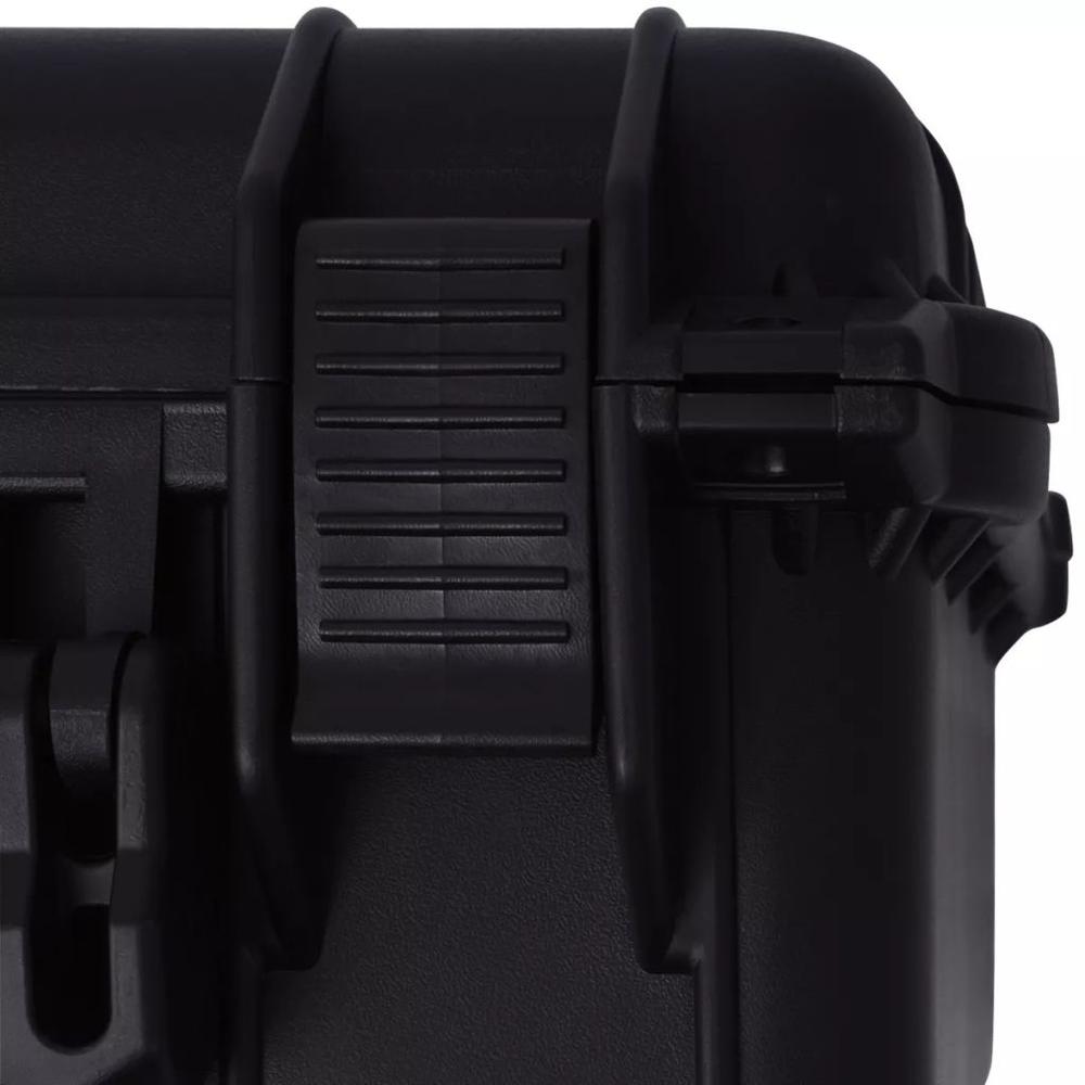 vidaXL Protective Equipment Case 13.8"x11.6"x5.9" Black, 142168. Picture 7