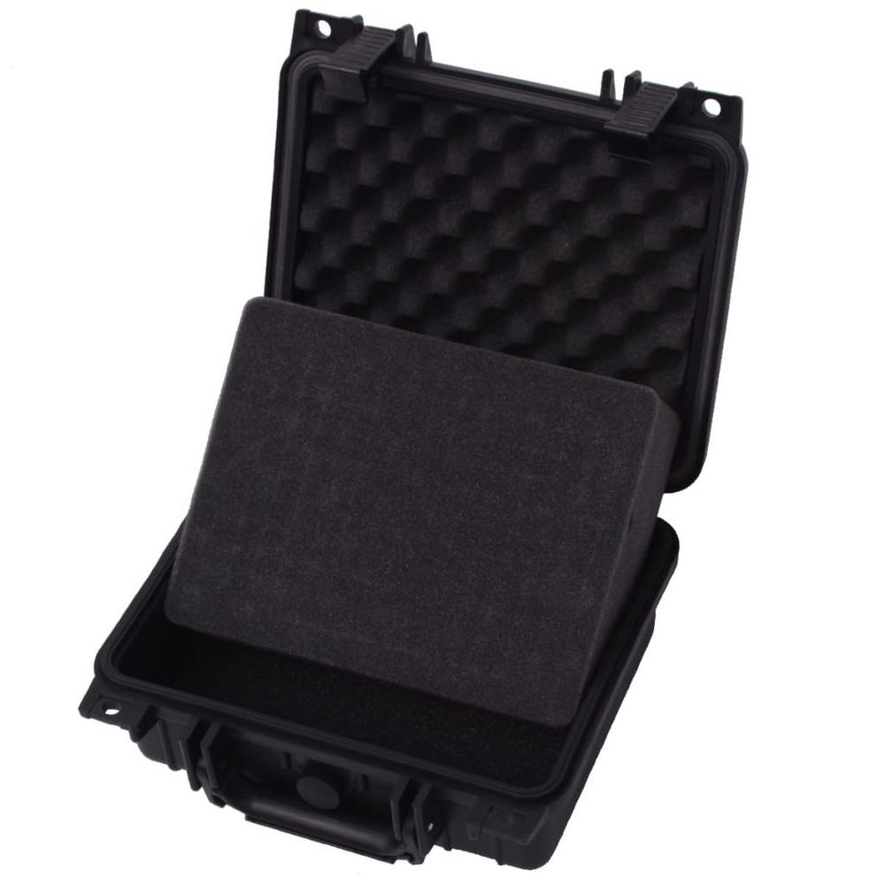 vidaXL Protective Equipment Case 10.6"x9.7"x4.9" Black, 142169. Picture 4
