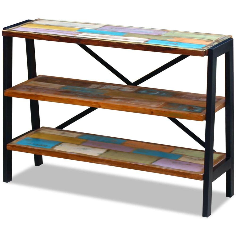 vidaXL Sideboard 3 Shelves Solid Reclaimed Wood, 243274. Picture 2