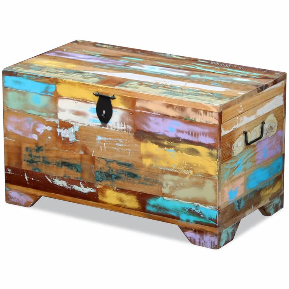 vidaXL Storage Chest Solid Reclaimed Wood, 243277. Picture 1