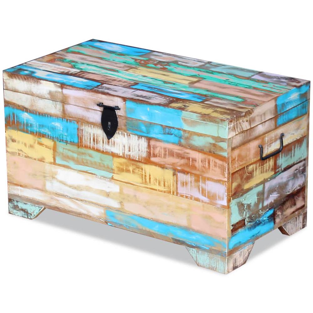 vidaXL Storage Chest Solid Reclaimed Wood, 243277. Picture 5