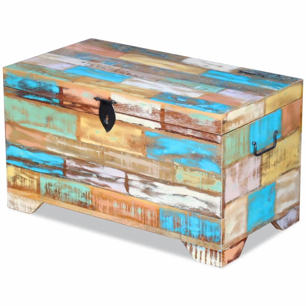 vidaXL Storage Chest Solid Reclaimed Wood, 243277. Picture 6