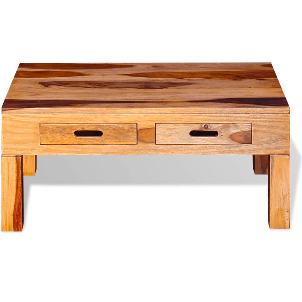 vidaXL Coffee Table Solid Sheesham Wood, 243287. Picture 6
