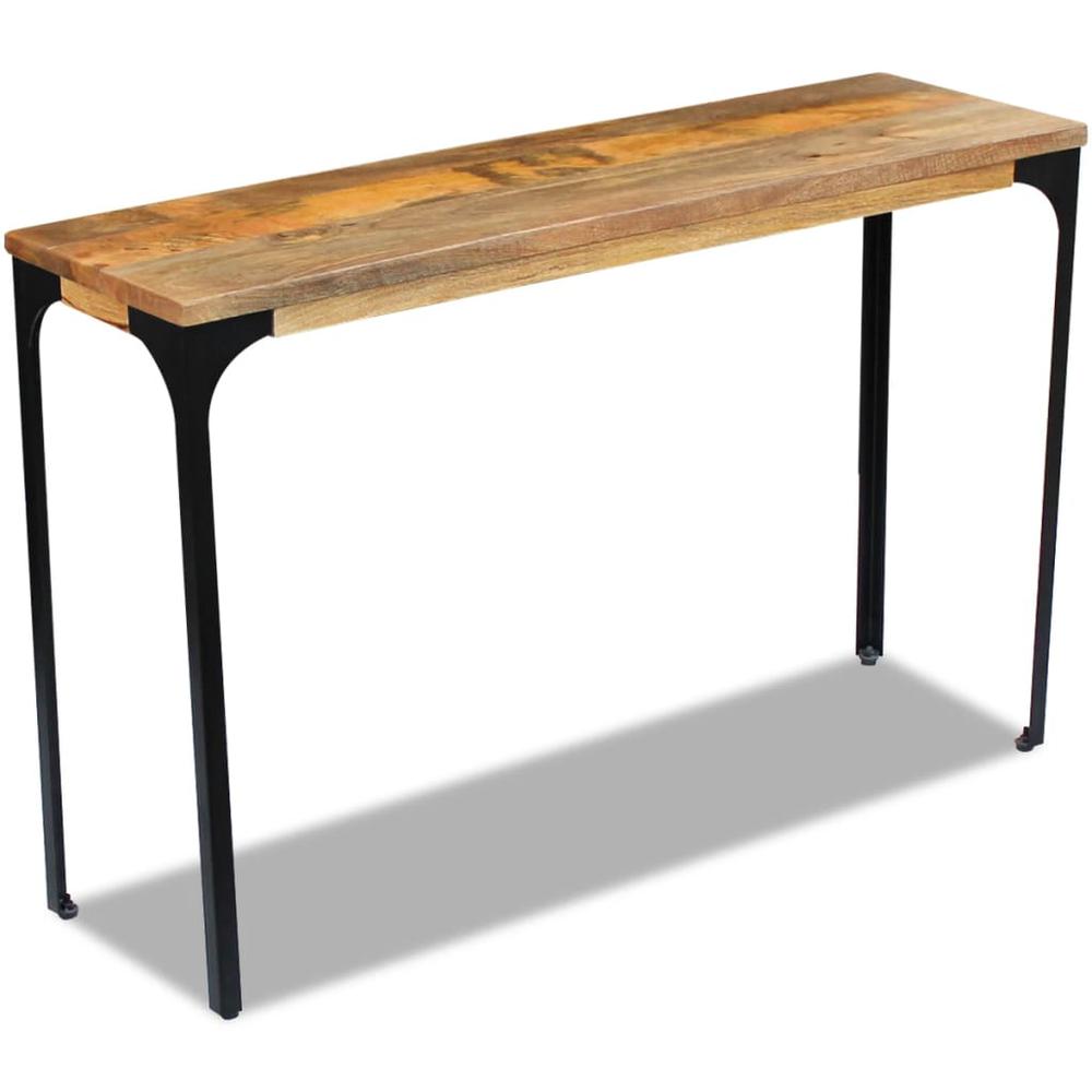 vidaXL Console Table Mango Wood 47.2"x13.8"x30", 243339. Picture 4