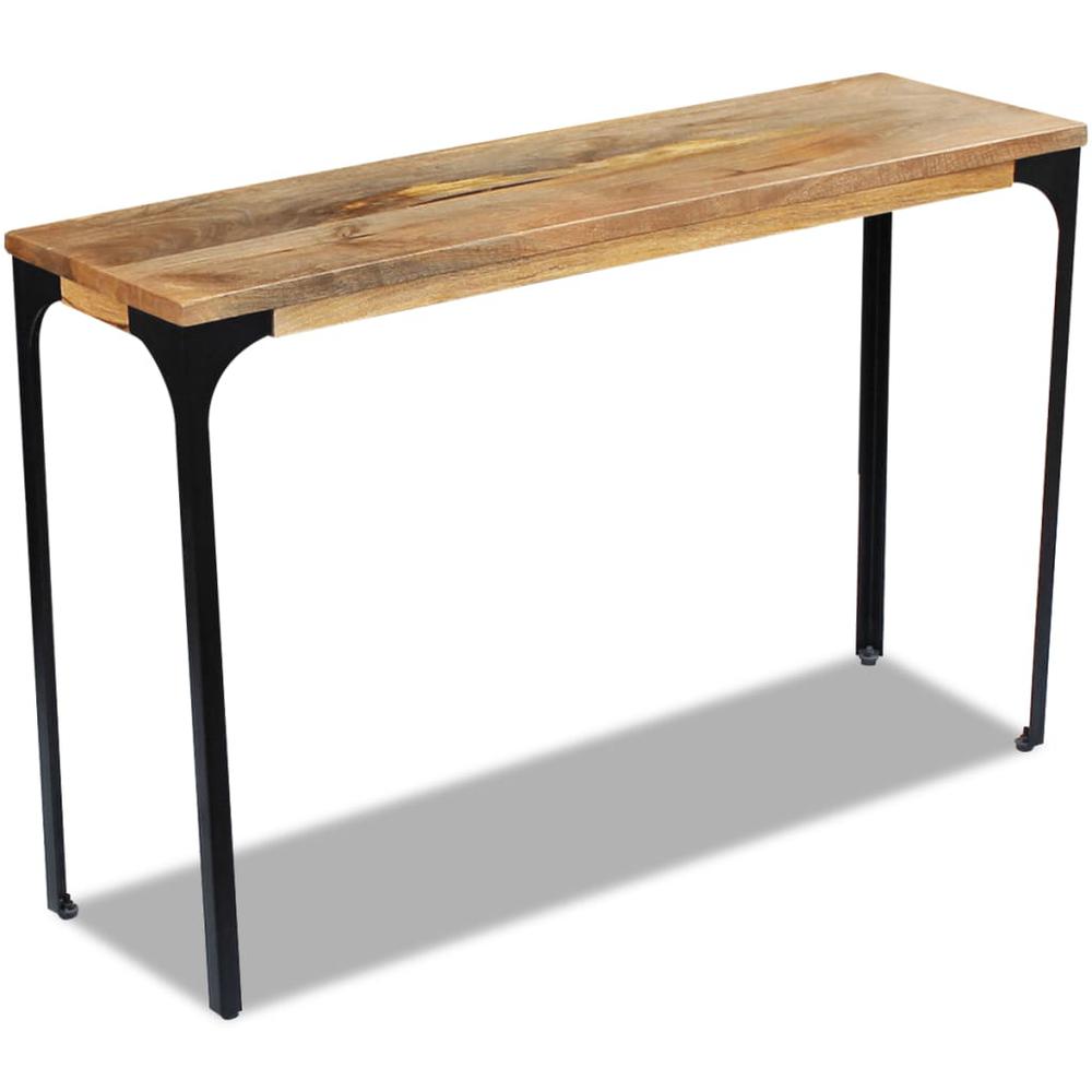 vidaXL Console Table Mango Wood 47.2"x13.8"x30", 243339. Picture 5