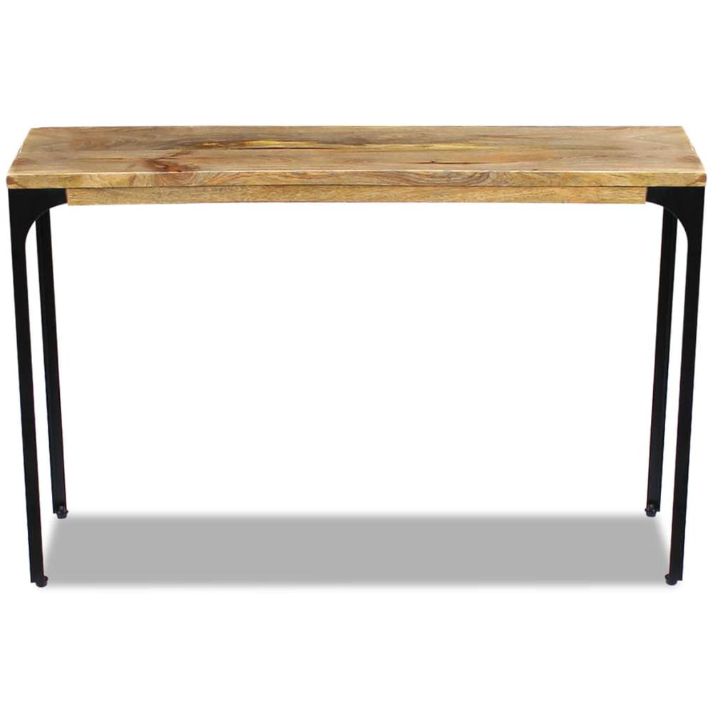 vidaXL Console Table Mango Wood 47.2"x13.8"x30", 243339. Picture 6