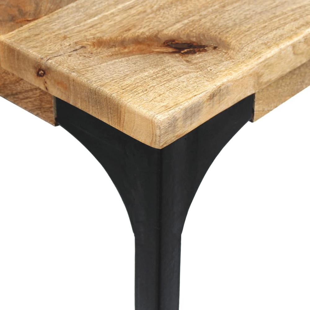 vidaXL Console Table Mango Wood 47.2"x13.8"x30", 243339. Picture 7