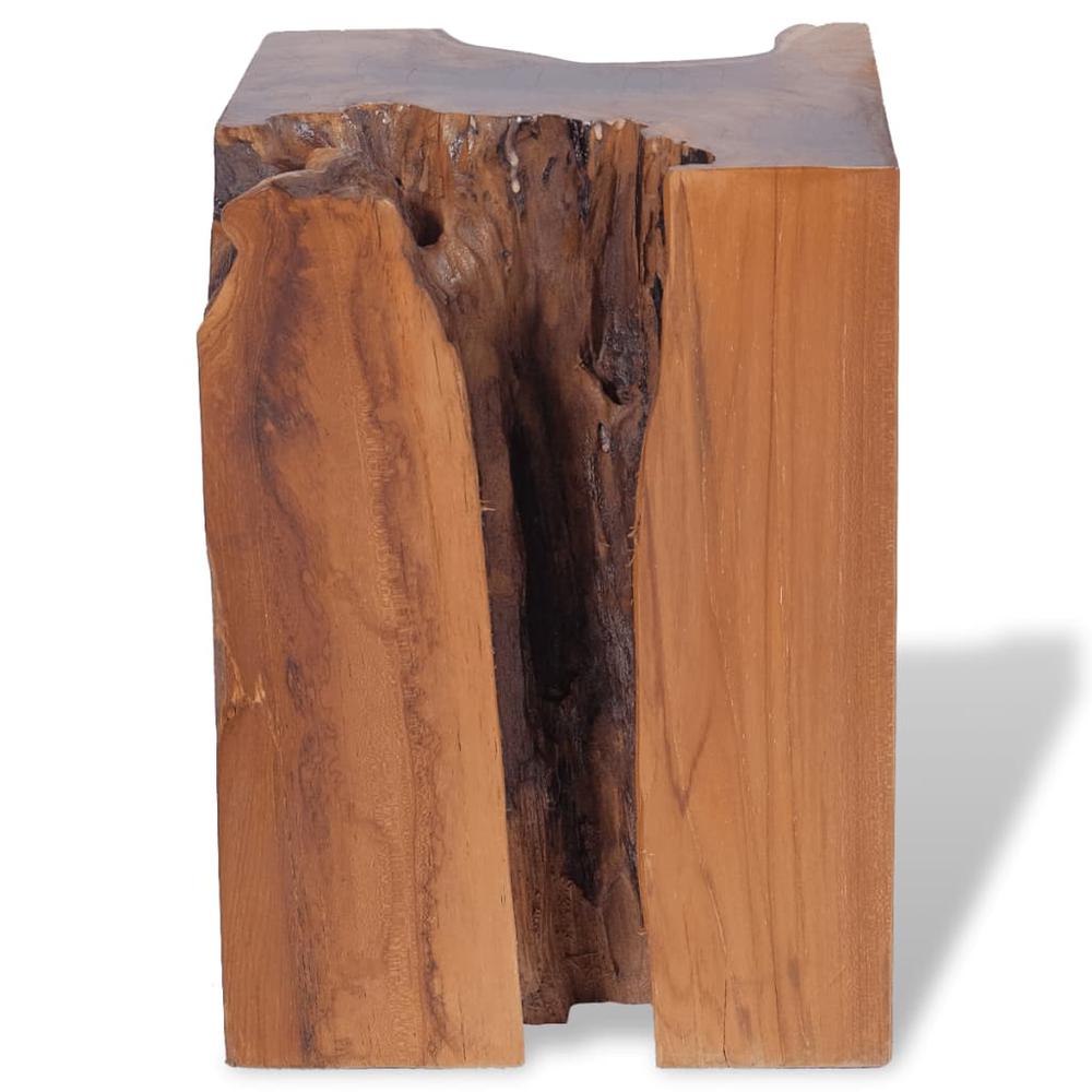 vidaXL Stool Solid Teak Wood, 243469. Picture 5