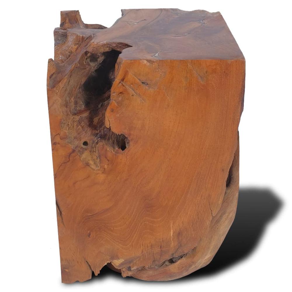 vidaXL Stool Solid Teak Wood, 243469. Picture 6