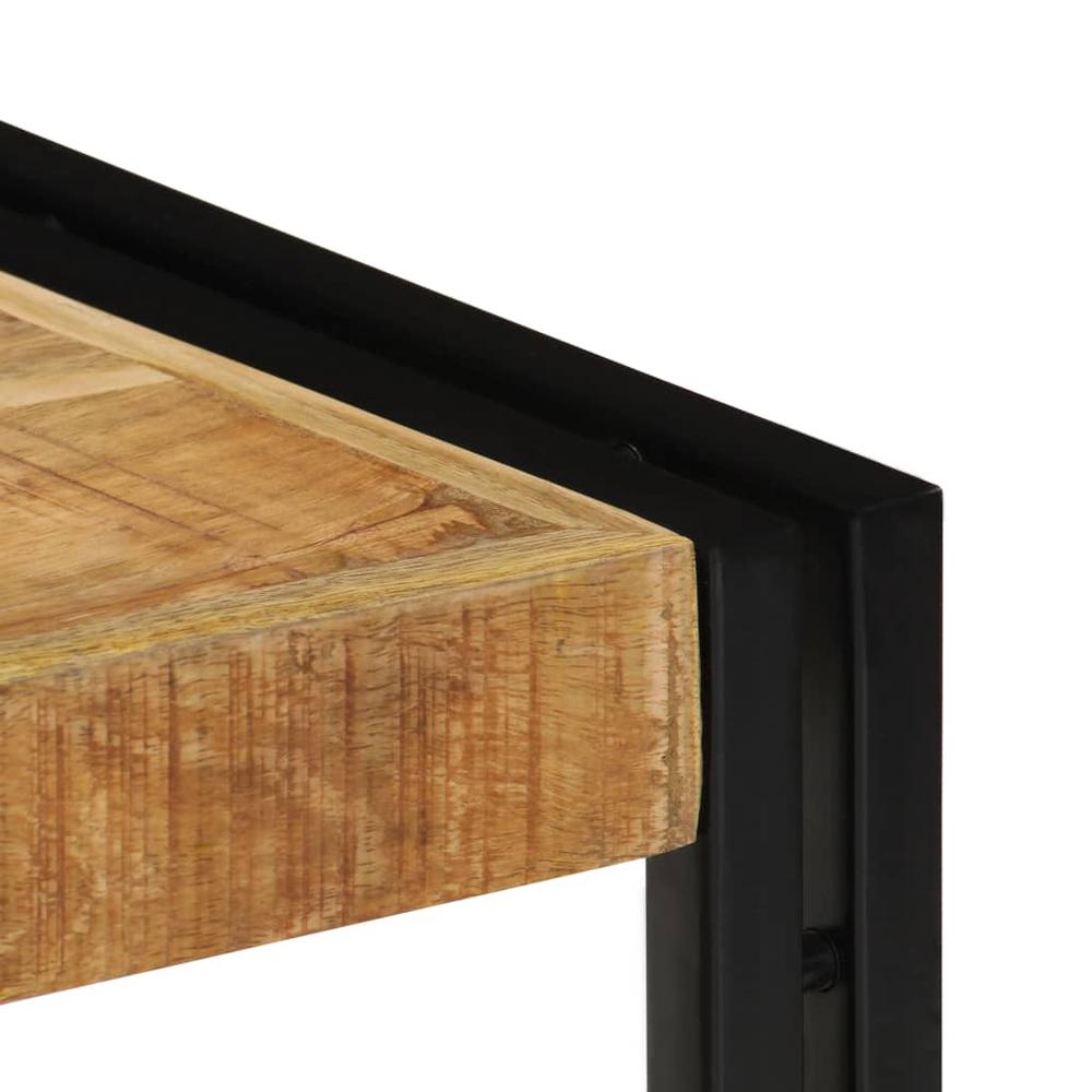 vidaXL TV Cabinet 35.4"x11.8"x15.7" Solid Mango Wood, 247808. Picture 5