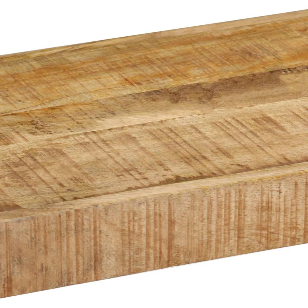 vidaXL TV Cabinet 35.4"x11.8"x15.7" Solid Mango Wood, 247808. Picture 7