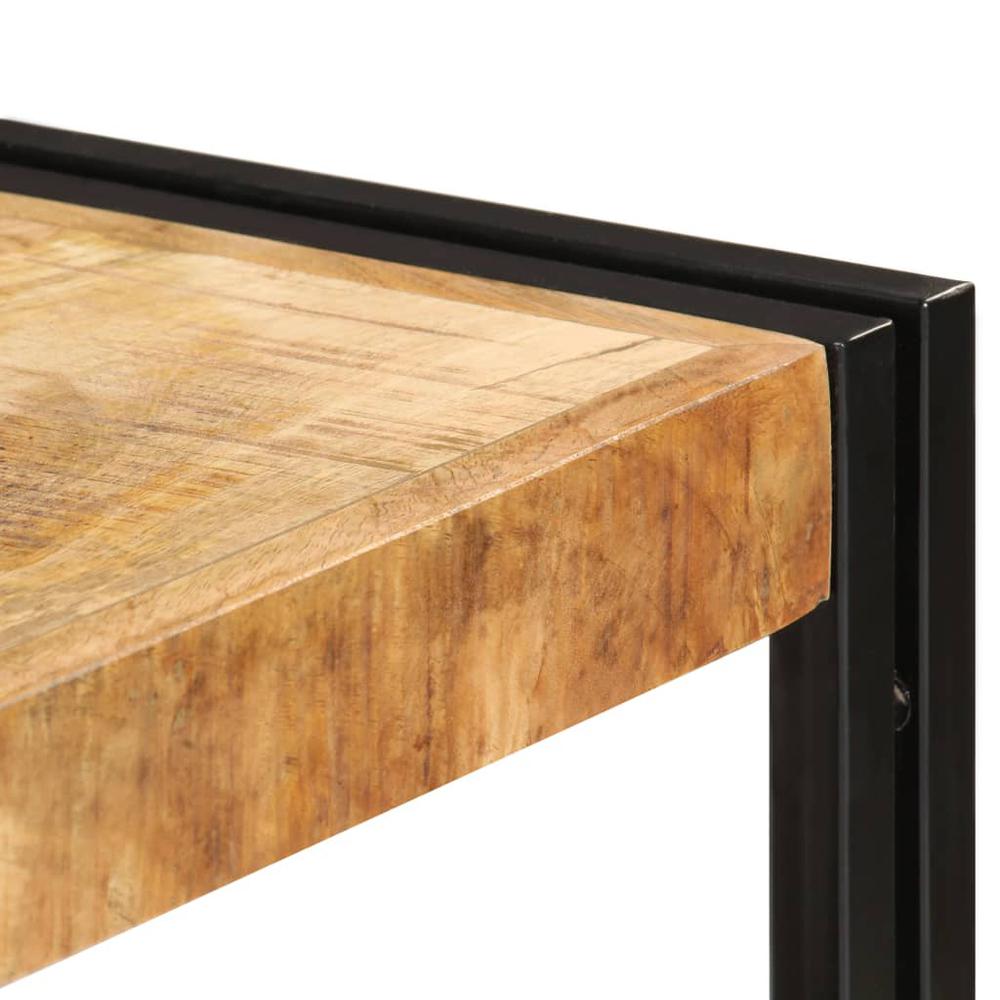 vidaXL TV Cabinet 59"x11.8"x15.7" Solid Mango Wood, 247809. Picture 5